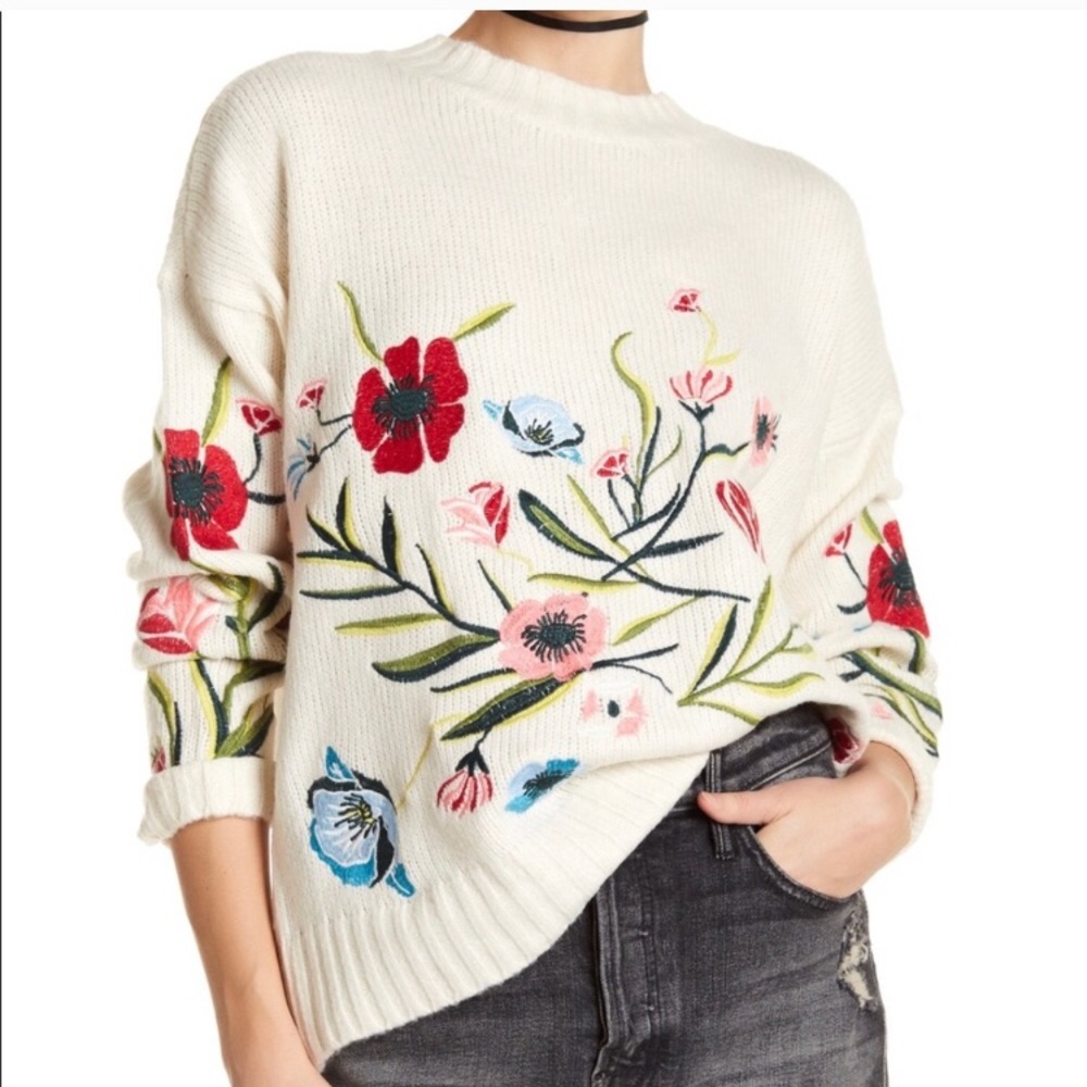 Romeo and Juliet floral sweater